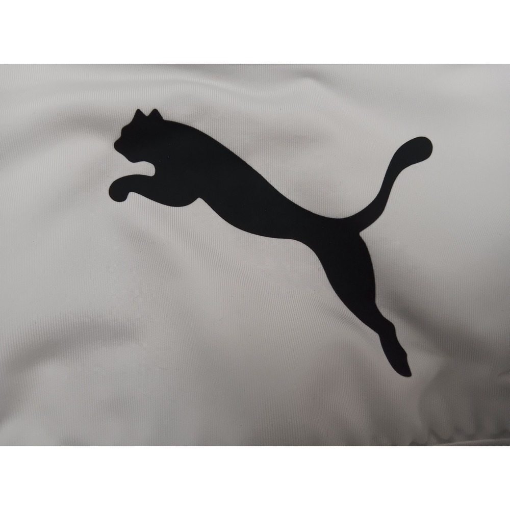 Puma Mid Impact 4Keeps Sports Bra White Black XS 521435 52 NWT X Small Workout - Picture 5 of 16